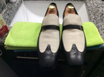 2 tone men’s leather shoes (Italian)