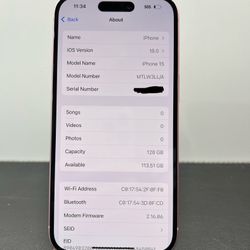 iPhone 15, 128 GB ( Unlocked )