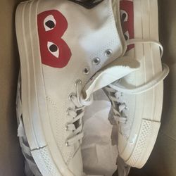 Converse CDG PLAY Comme Des Garçons Size 9