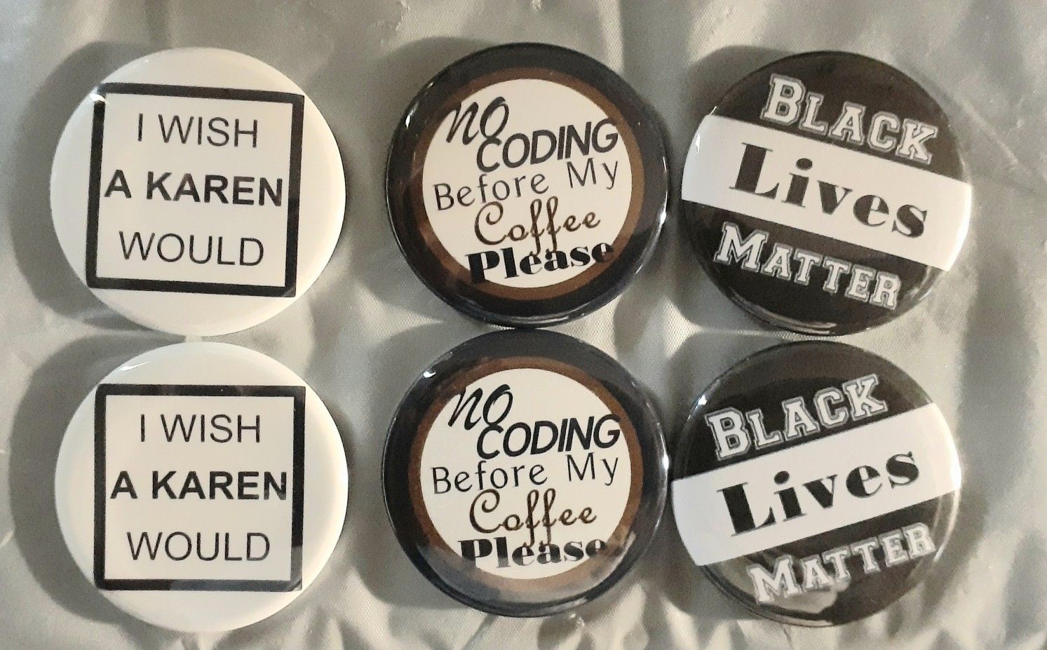 Custom Badge Reels, magnets, and buttons