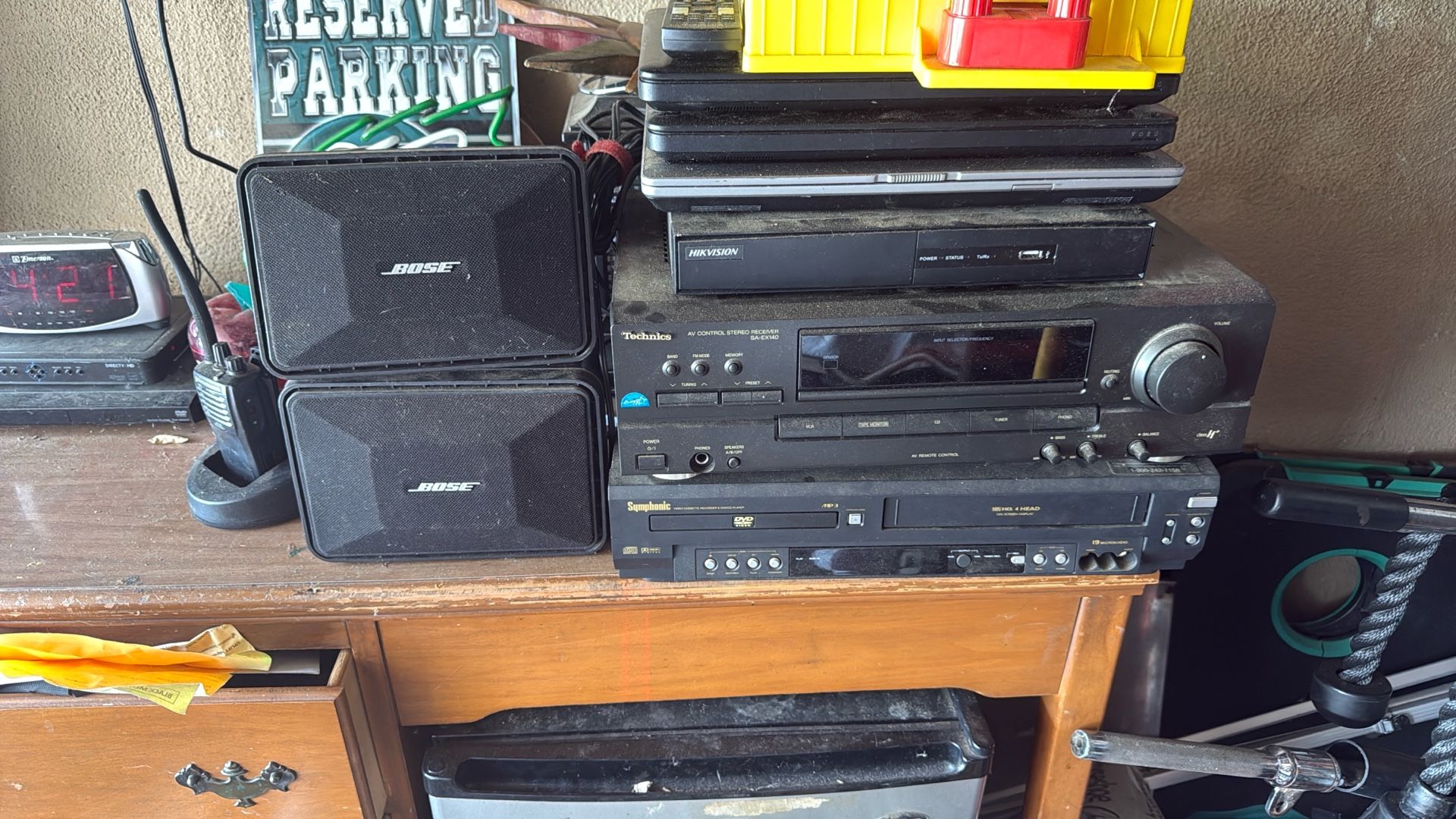 Speakers, Receiver And DVD Players