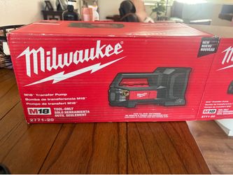 Milwaukee M18 transfer pump