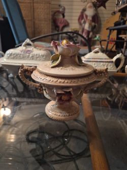 Capodimonte Italian Vintage Sugar Dish