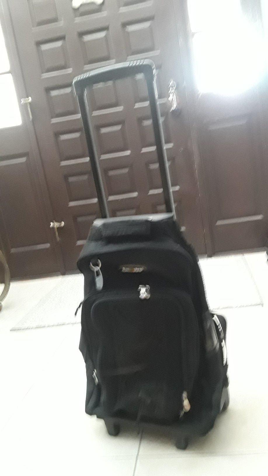 Traveling carrying bag with handle and wheels