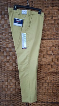 IZOD Men's pants NEW WITH TAGS Size 36x34 no iron, Slim fit