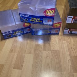 300 Maxell Recordable CDs & 350 Maxell Jewel Cases All For $60