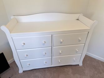 6 Drawer Kids Double Dresser