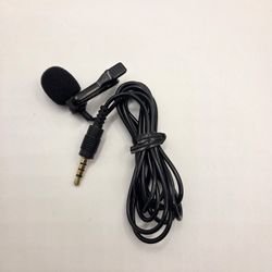 Tie-Clip Pocket Microphones, Mobile Hands Clip-on Mic, Mini Recording Lapel Microphone with 3.5mm Plug