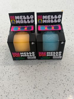 Nee Doh Mello Mallo Squishy Toys Set of 2