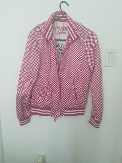 Pepe jean vest Pink & white