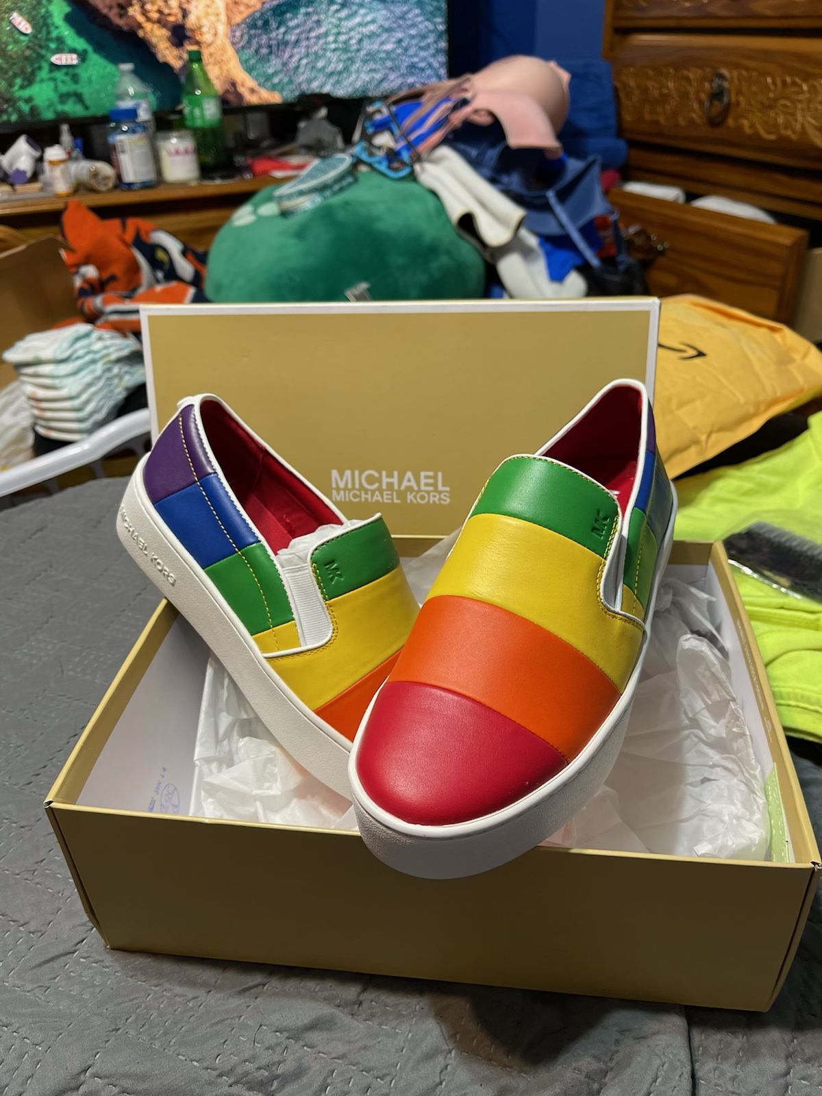 Michael Kors Rainbow Slip On