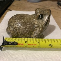 Vintage Bull Frog Toad Figurine
