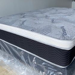 Cal King Euro Bamboo Pillow Top!!