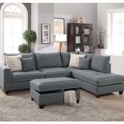 Sectional W/Ottoman