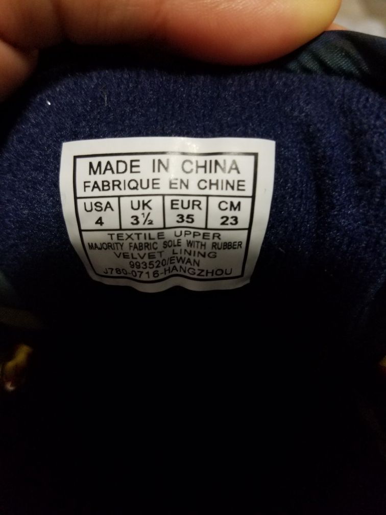 Polo snow boots (kids size 4)