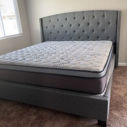 Queen Size Bed Frame With Mattress Included
