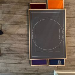 Wooden Puzzle Board With Four Drawers