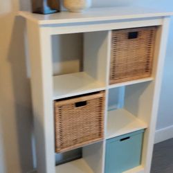 📚 IKEA KALLAX Shelving Unit w/ Underframe – $65 – Great Condition