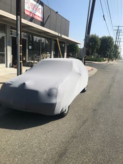 Indoor car cover cotton And polyester 210 inches and 225 inch long $80 moles to the shape of your car
