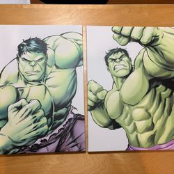Hulk Avengers Canvas Wall Art