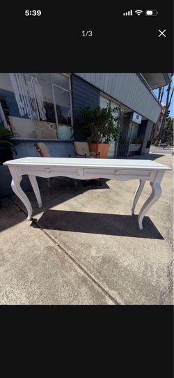 Solid wood hallway  entry table