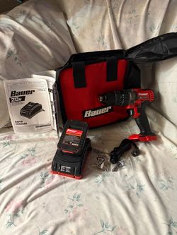 Cordless 20v drill with lithium battery