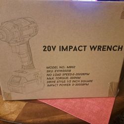 Eastvolt Impact Wrench 20 Volt New
