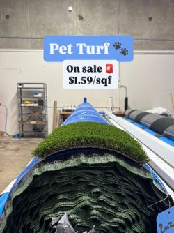 Artificial Pet Turf 84oz | Fast Draining | Sale $1.59 🚨