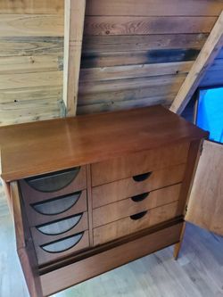 Mid Century Antique Armoire By Drexel