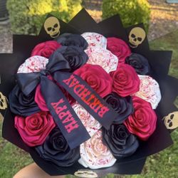 Skull bouquet