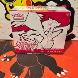 White Flare Pokemon Center Etb