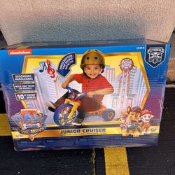 Paw Patrol The Movie Junior Cruiser Jakks Fly Wheels Trike Tricycle NIB 18-36M