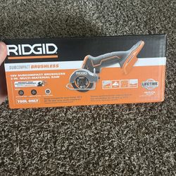 ridgid 18v subcompact brushless 3 in multi material saw