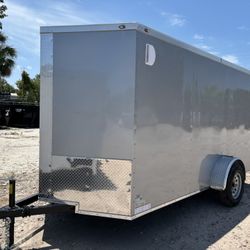 New 6x12SA Enclosed Trailer