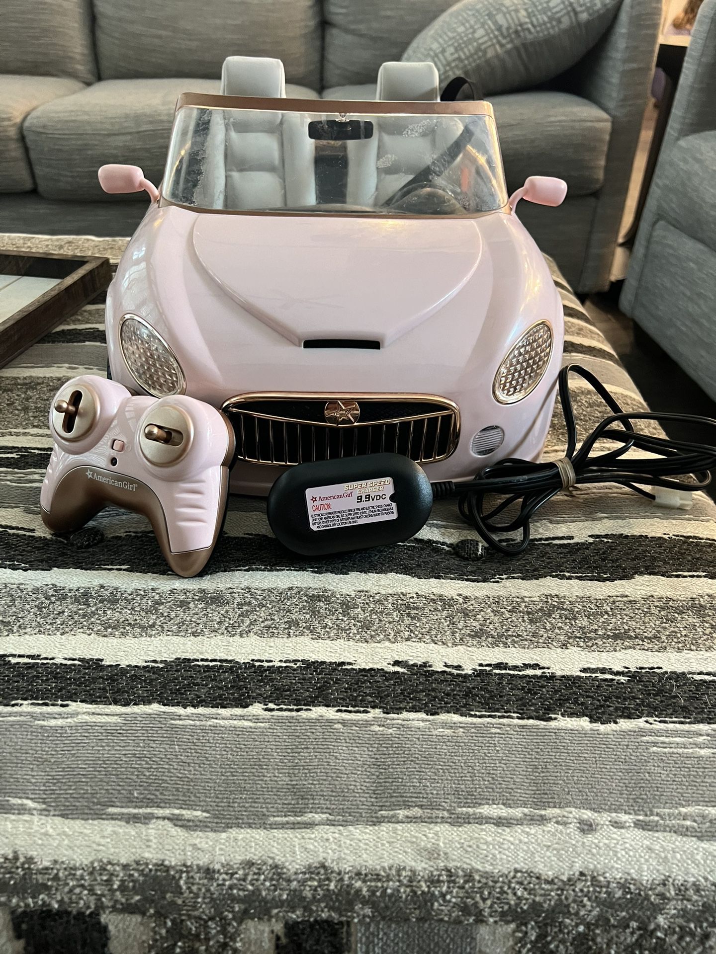 American Girl Doll Pink RC Sports Car