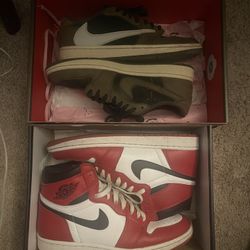 Jordan 1 Chicago And Travis Scott 