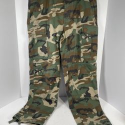 EMPYRE Skater Style Camo Pants Cargo Pockets 34in Waist Drawstring Ankle 