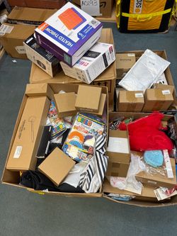 Lot of 6 boxes- over 200 items