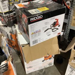 RIDGID PowerClear 120-Volt Drain Cleaning Snake Auger Machine for Heavy Duty Pipe Cleaning for Tubs, Showers, and Sinks