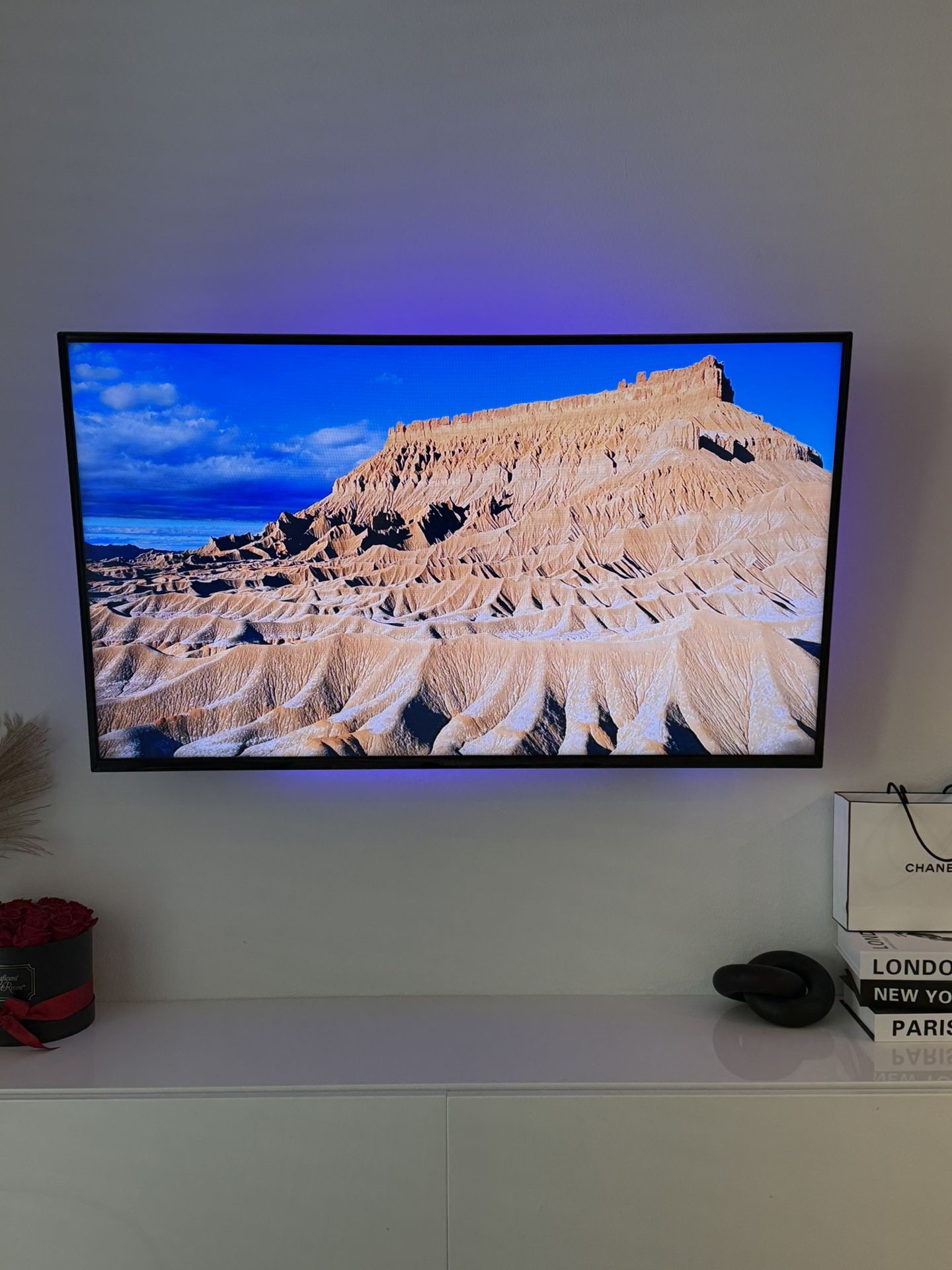 46 inch INSIGNIA TV with Apple TV