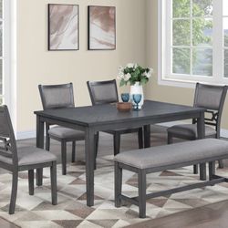 Dining Table Set With Bench 