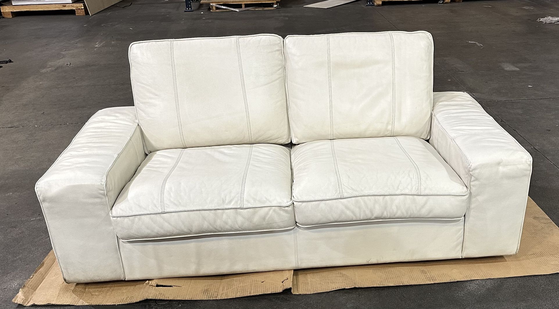 Ikea Leather Sofa 