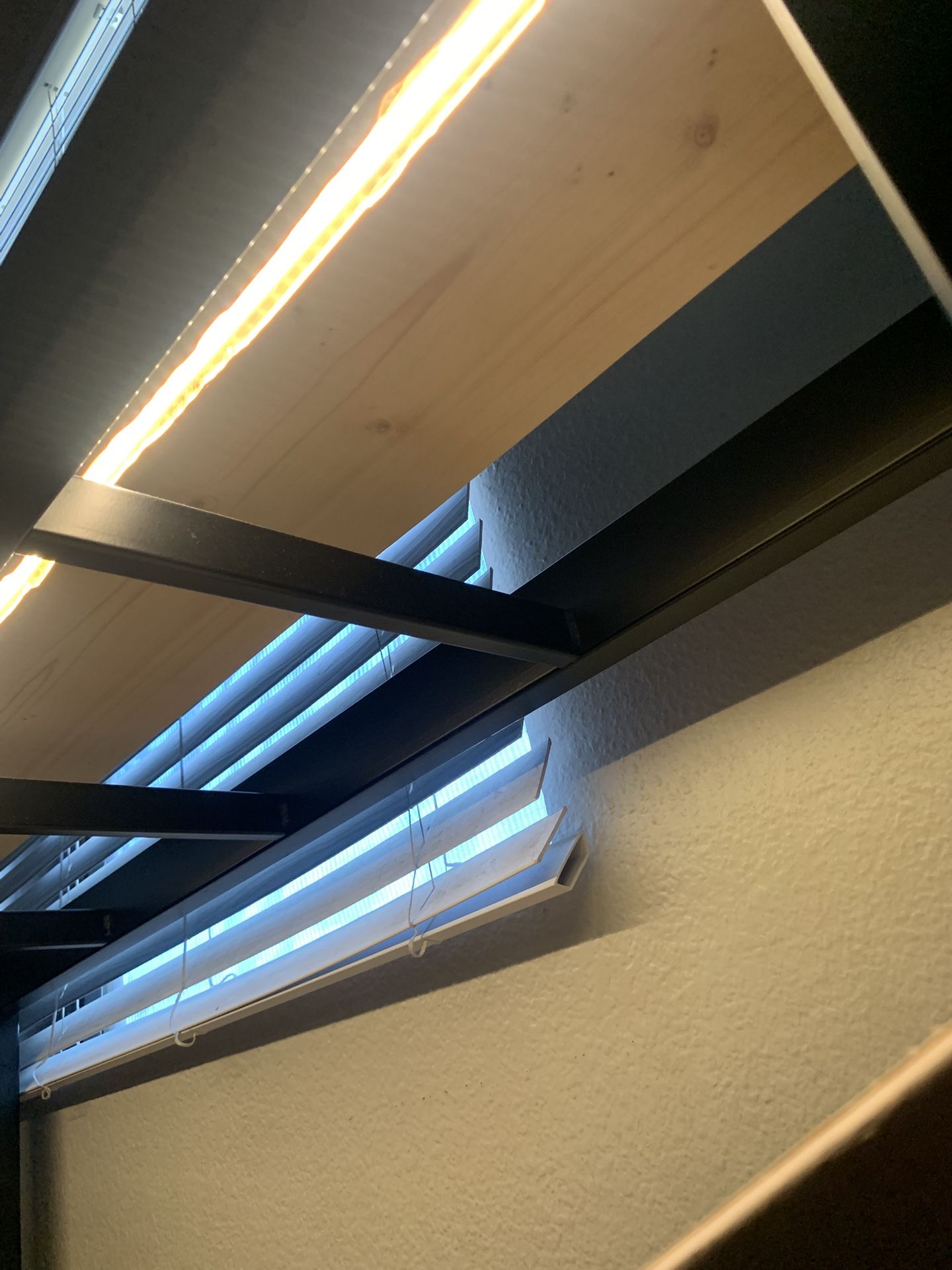 Floating Led Wood Shelf