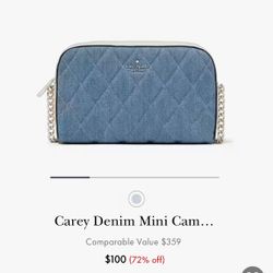 Kate Spade Denim Crossbody 