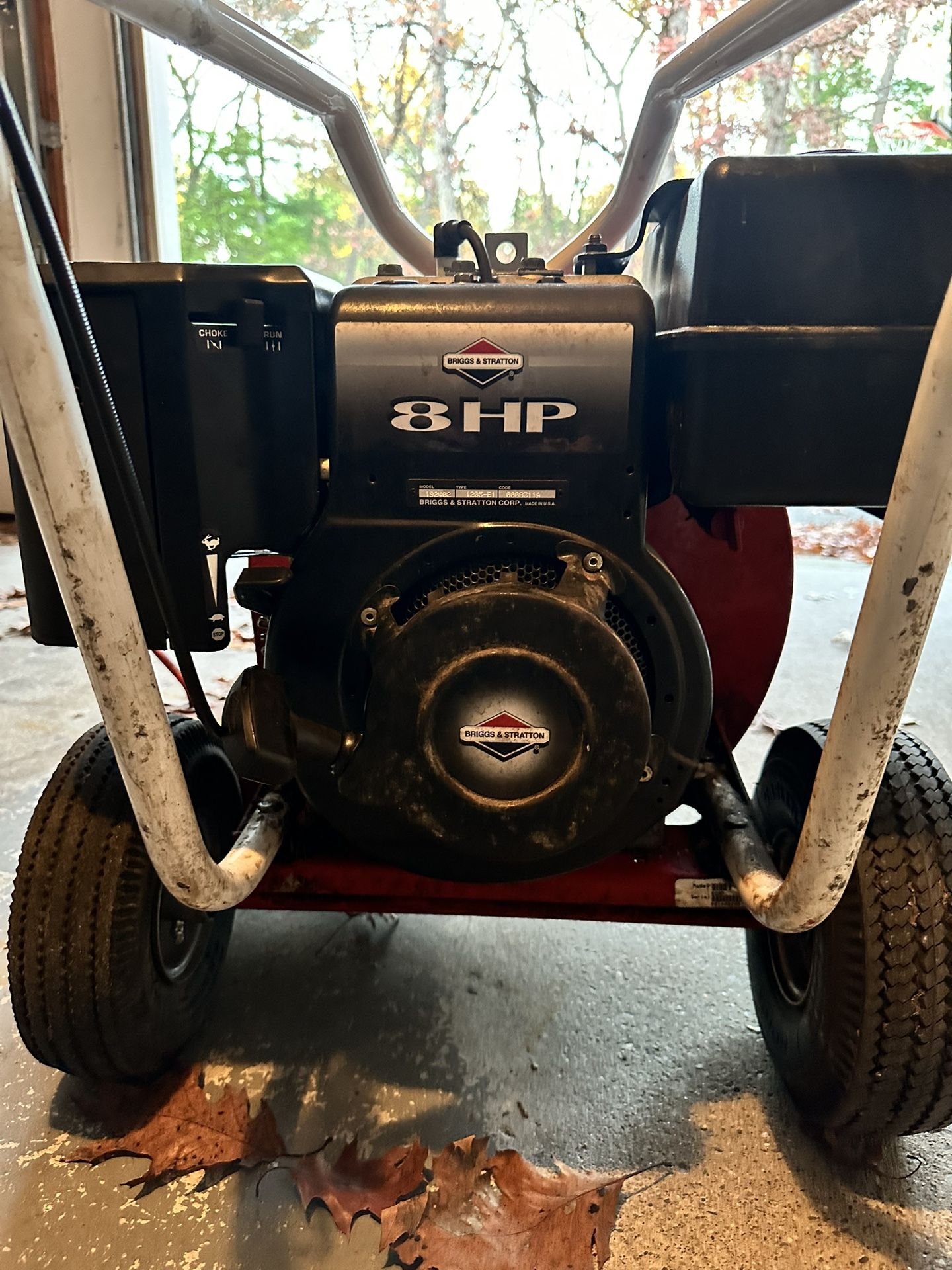 8HP Giant VAC push Leaf Blower walk Behind