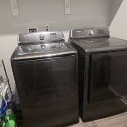 Samsung Washer & Dryer Set Large Capacity 7Upa0K