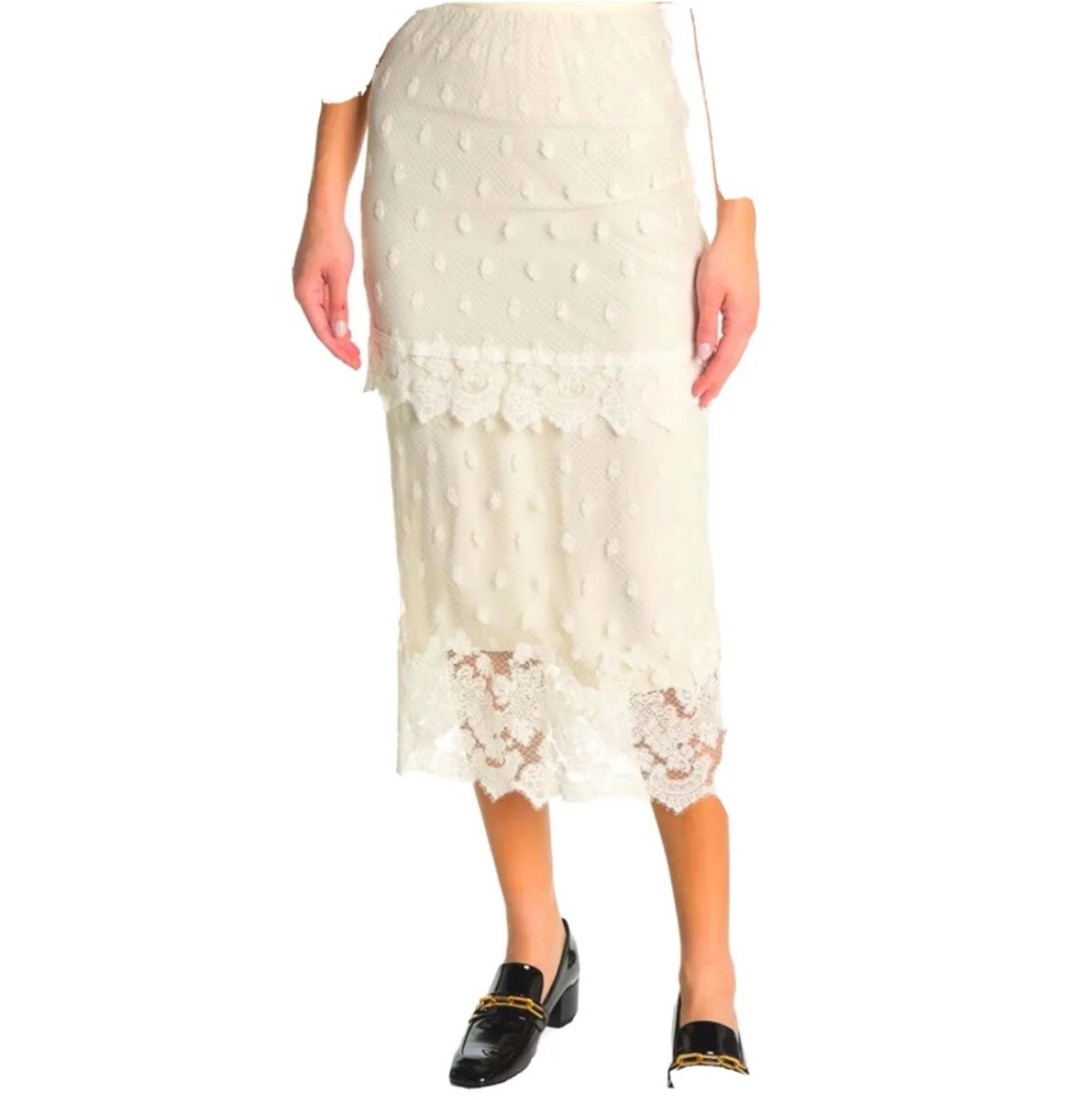 Burberry Tiered Skirt