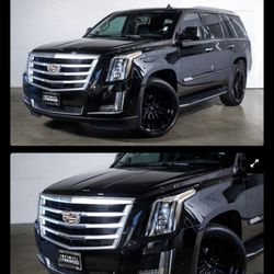 22 In Gloss Black Wheels And Tires That Came Off This Escalade!