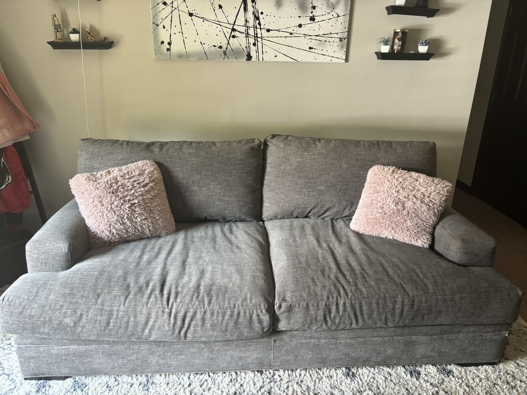 Oversized Love Seat Sofa 
