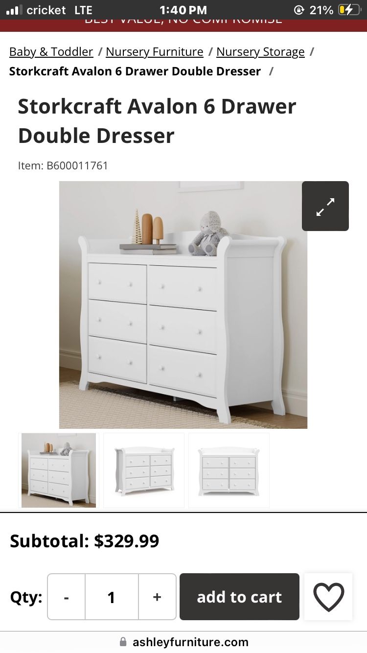 Nursery Dresser